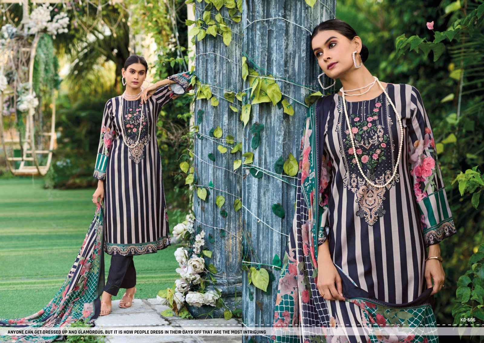 Kilory Trends Elan Pashmina Dress Material 6 pcs Catalogue