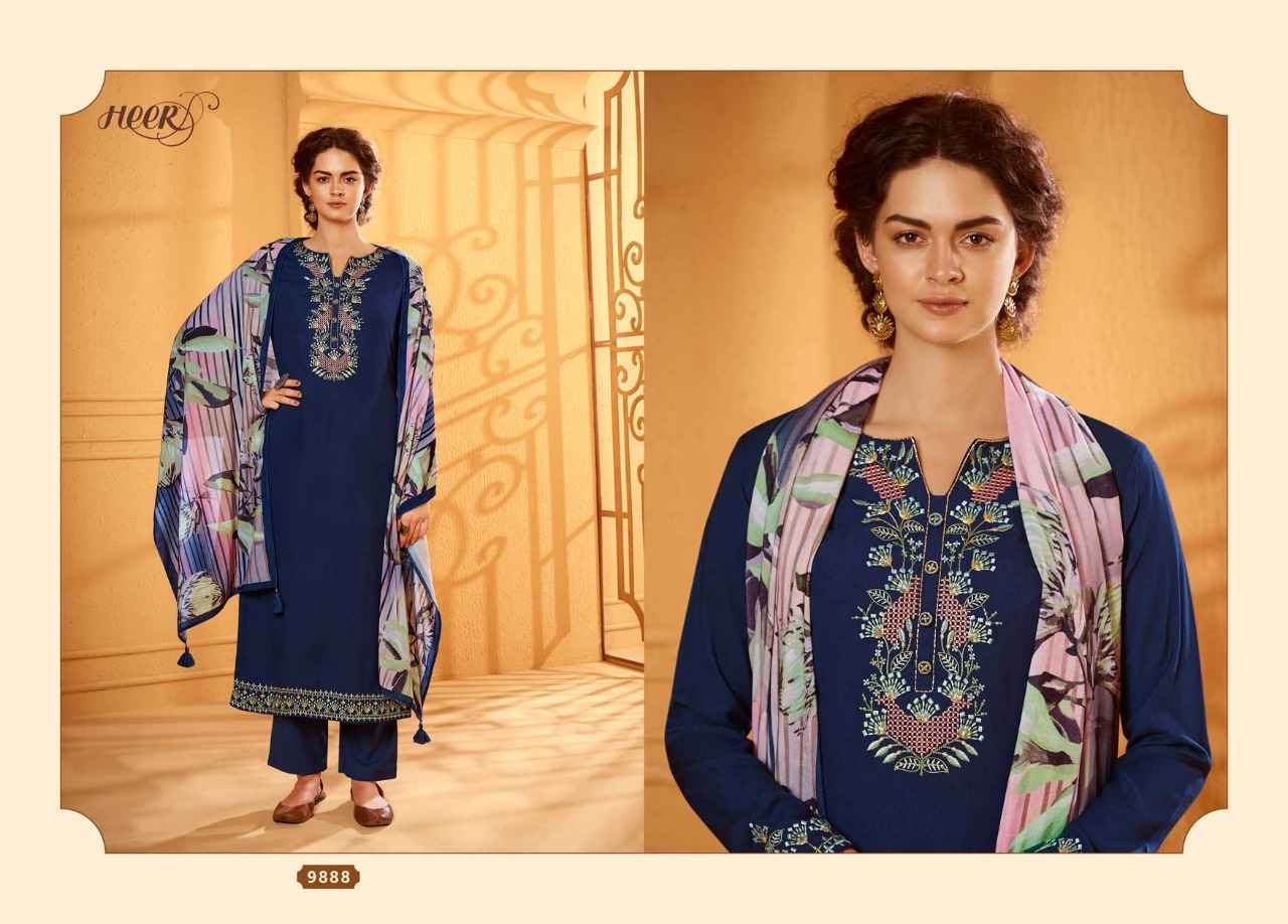 Kimora Heer Velvet Vol 59 Shagun Silk Dress Material 8 pcs Catalogue