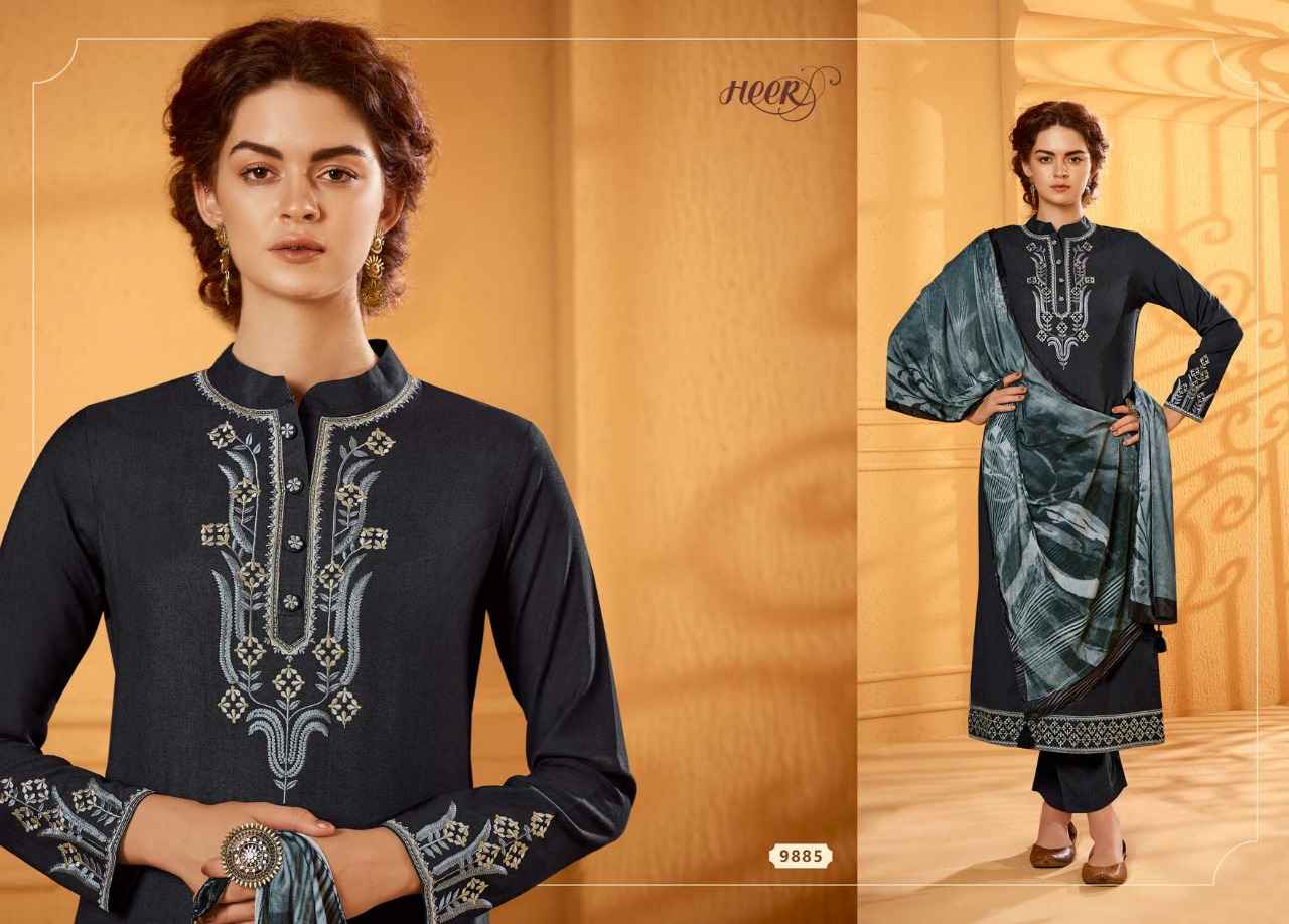 Kimora Heer Velvet Vol 59 Shagun Silk Dress Material 8 pcs Catalogue