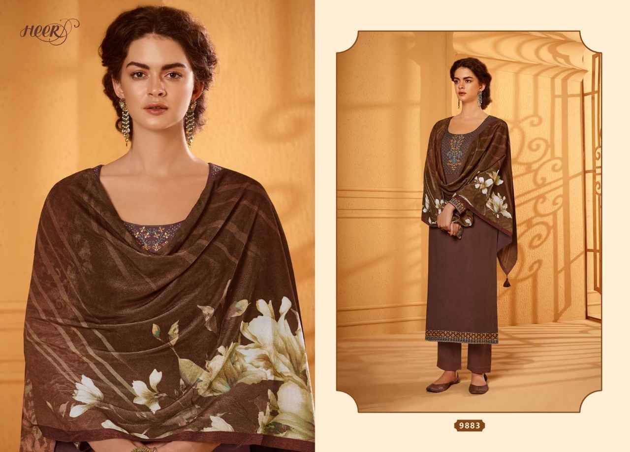Kimora Heer Velvet Vol 59 Shagun Silk Dress Material 8 pcs Catalogue