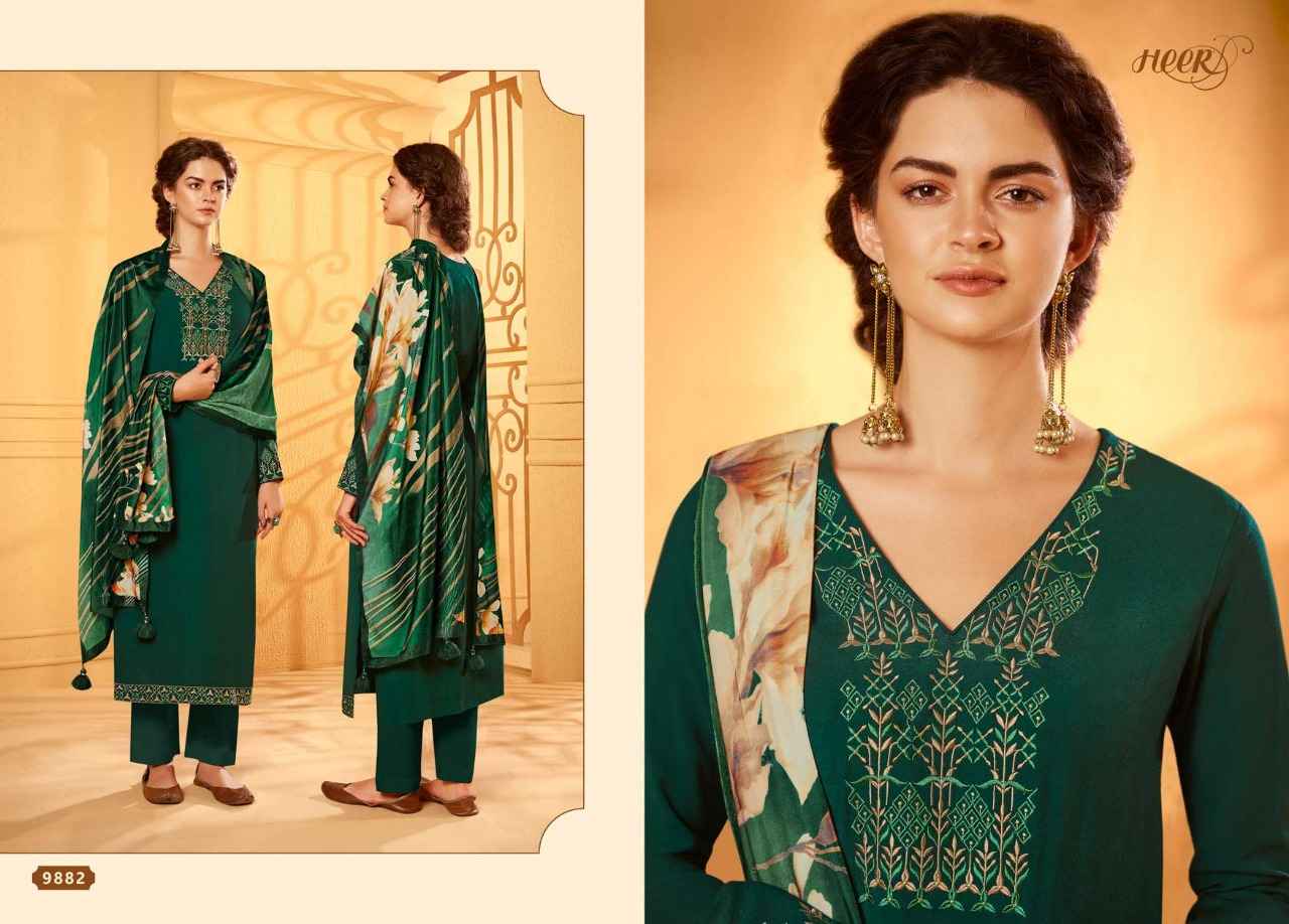 Kimora Heer Velvet Vol 59 Shagun Silk Dress Material 8 pcs Catalogue
