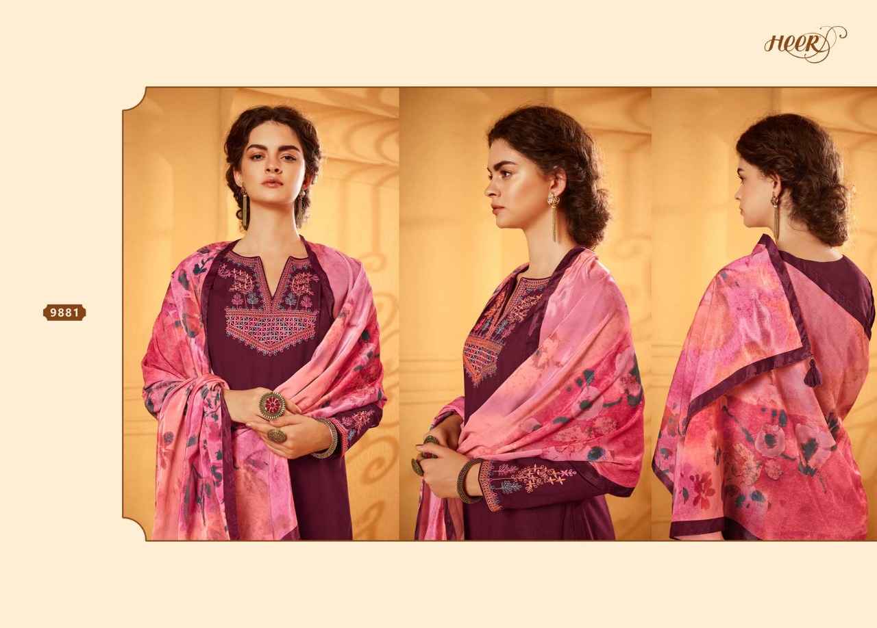 Kimora Heer Velvet Vol 59 Shagun Silk Dress Material 8 pcs Catalogue