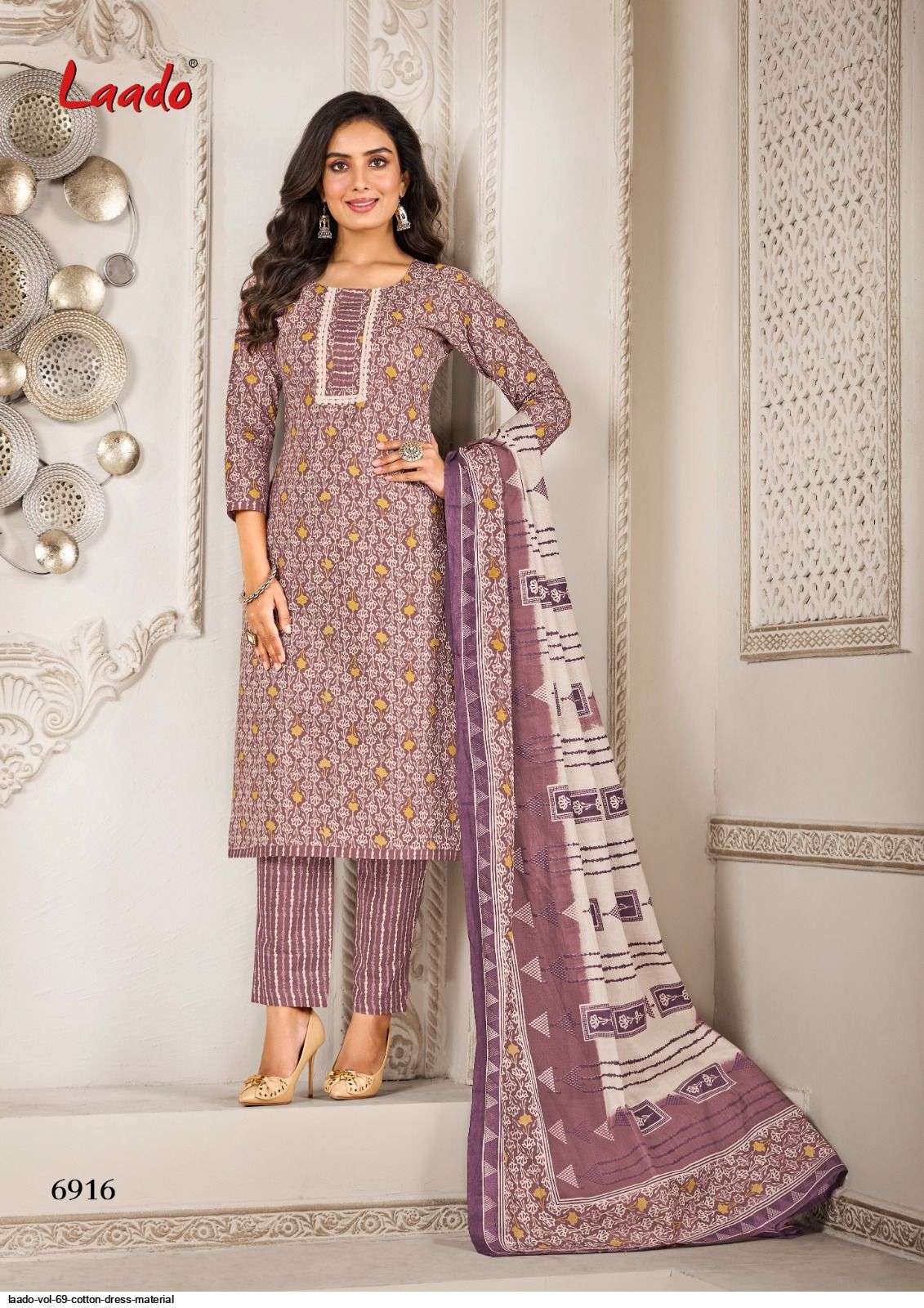 Laado Vol 69 Cotton Dress Material 20 pcs Catalogue