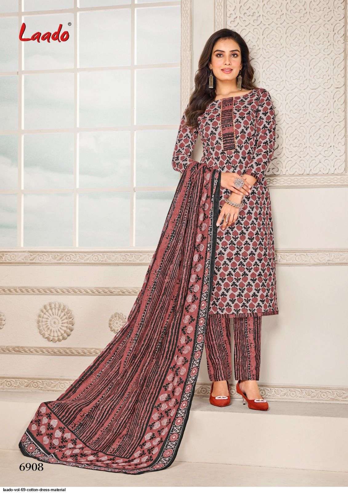 Laado Vol 69 Cotton Dress Material 20 pcs Catalogue