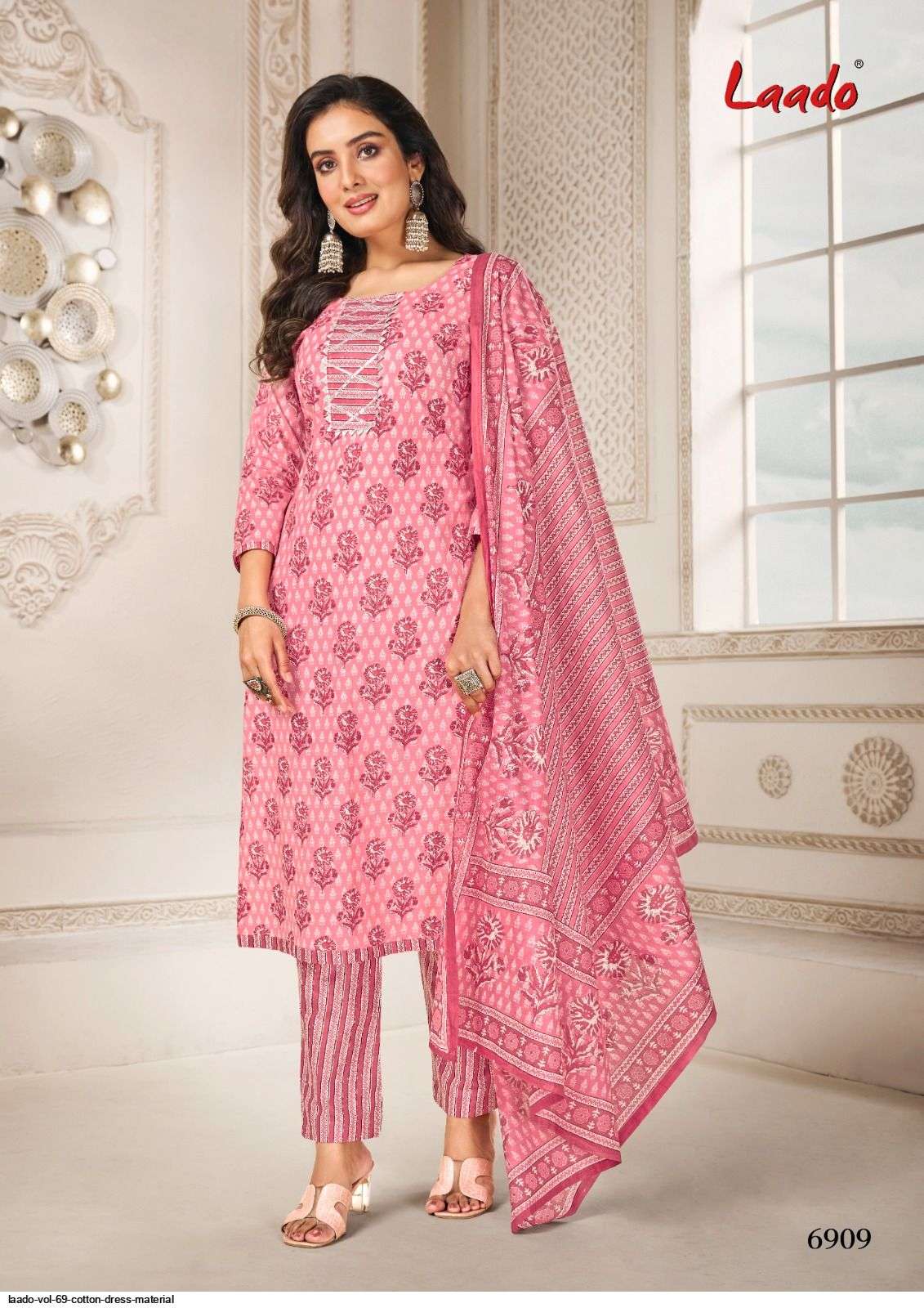 Laado Vol 69 Cotton Dress Material 20 pcs Catalogue
