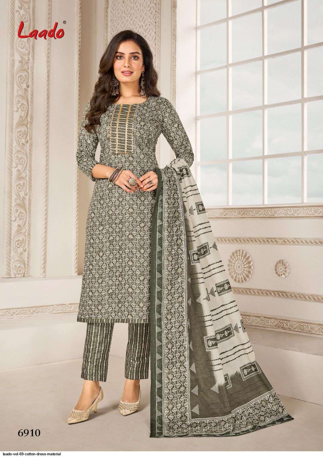 Laado Vol 69 Cotton Dress Material 20 pcs Catalogue