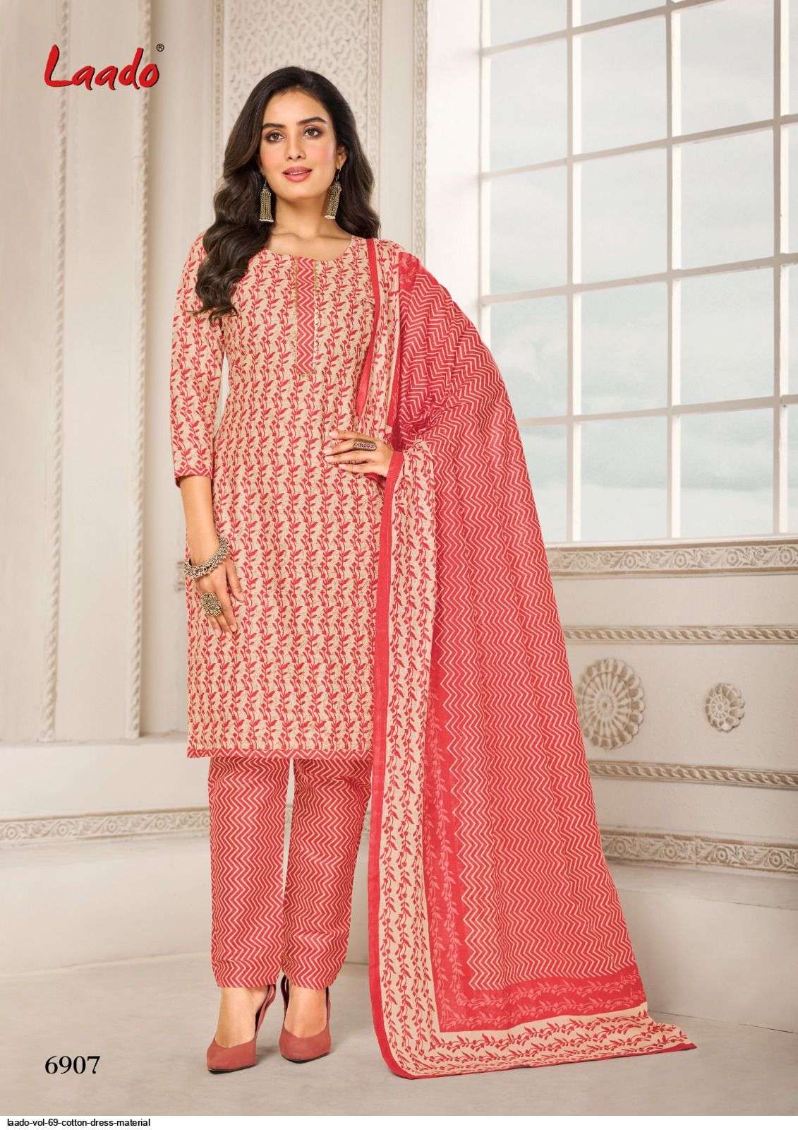 Laado Vol 69 Cotton Dress Material 20 pcs Catalogue