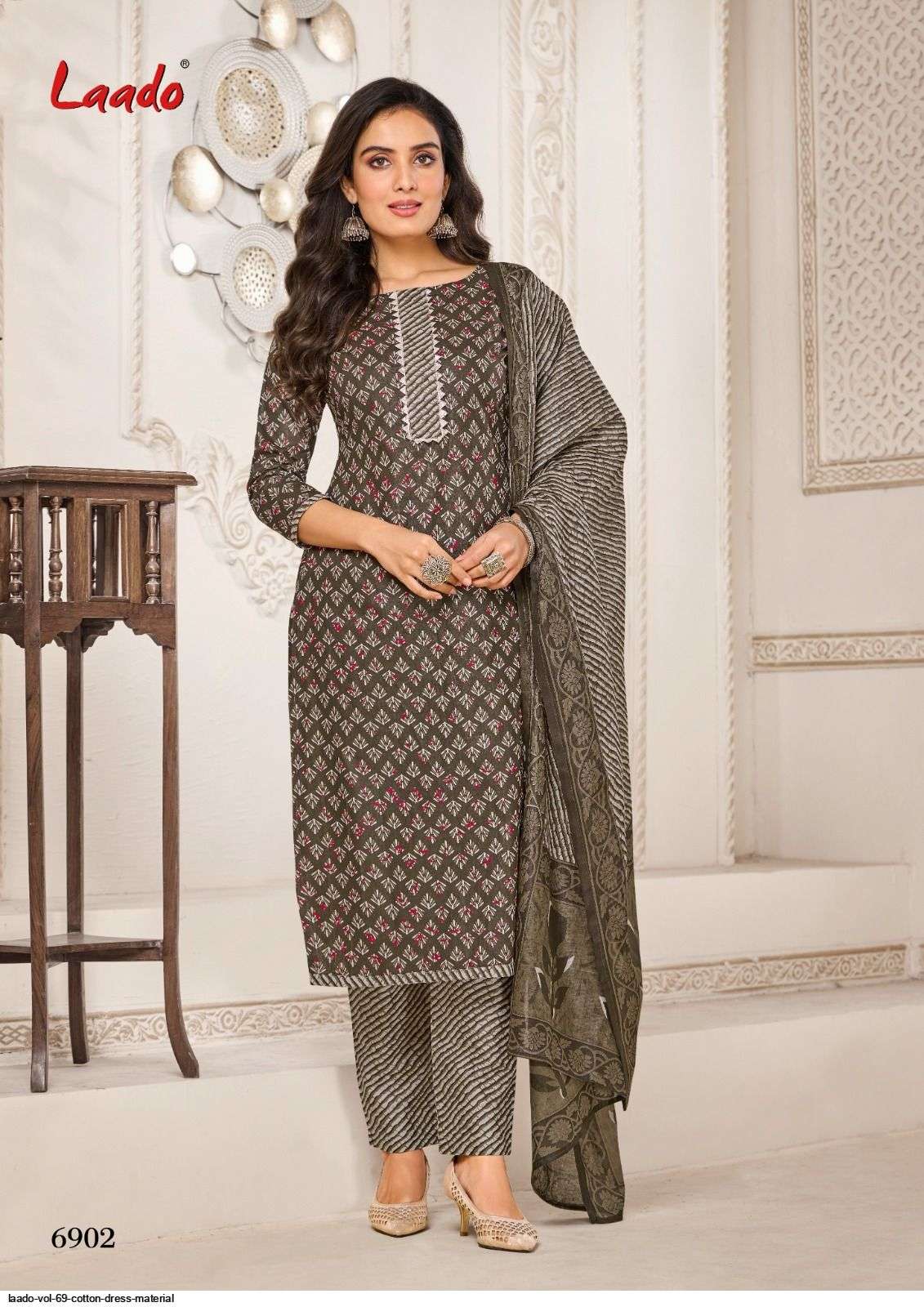 Laado Vol 69 Cotton Dress Material 20 pcs Catalogue