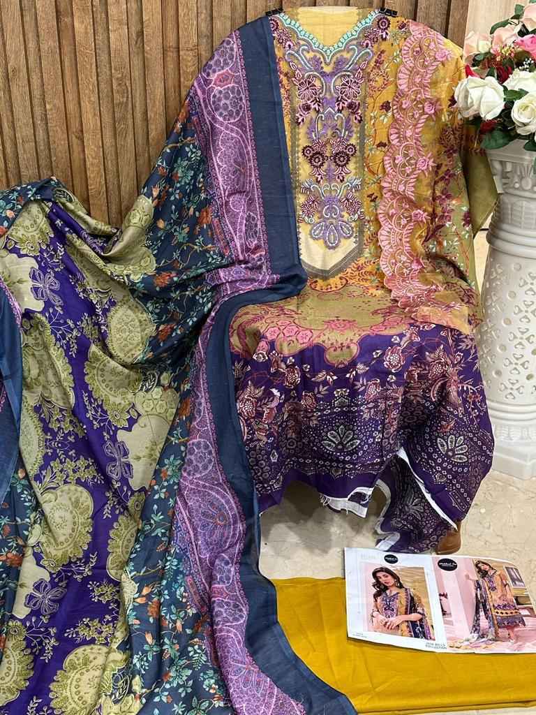Mehboob Tex Jade Bliss Collection Cotton Dress Material 4 pcs Catalogue