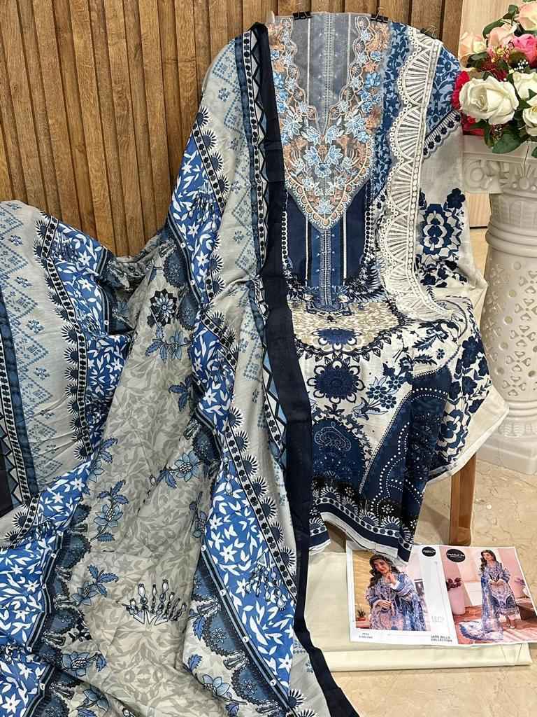 Mehboob Tex Jade Bliss Collection Cotton Dress Material 4 pcs Catalogue