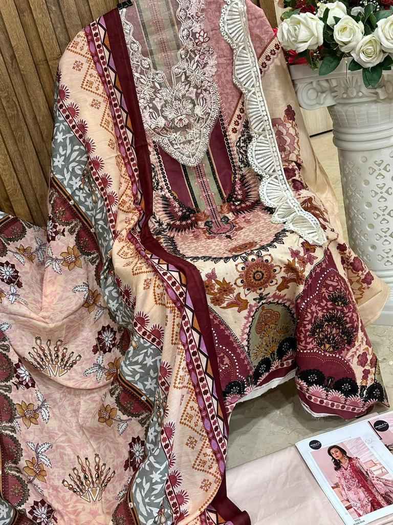 Mehboob Tex Jade Bliss Collection Cotton Dress Material 4 pcs Catalogue