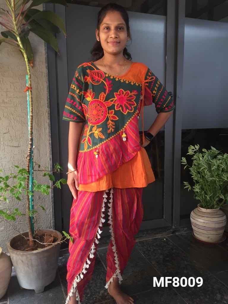 Mesmora Kath Putali Khadi Kedia Top With Pant 10 pcs Catalogue