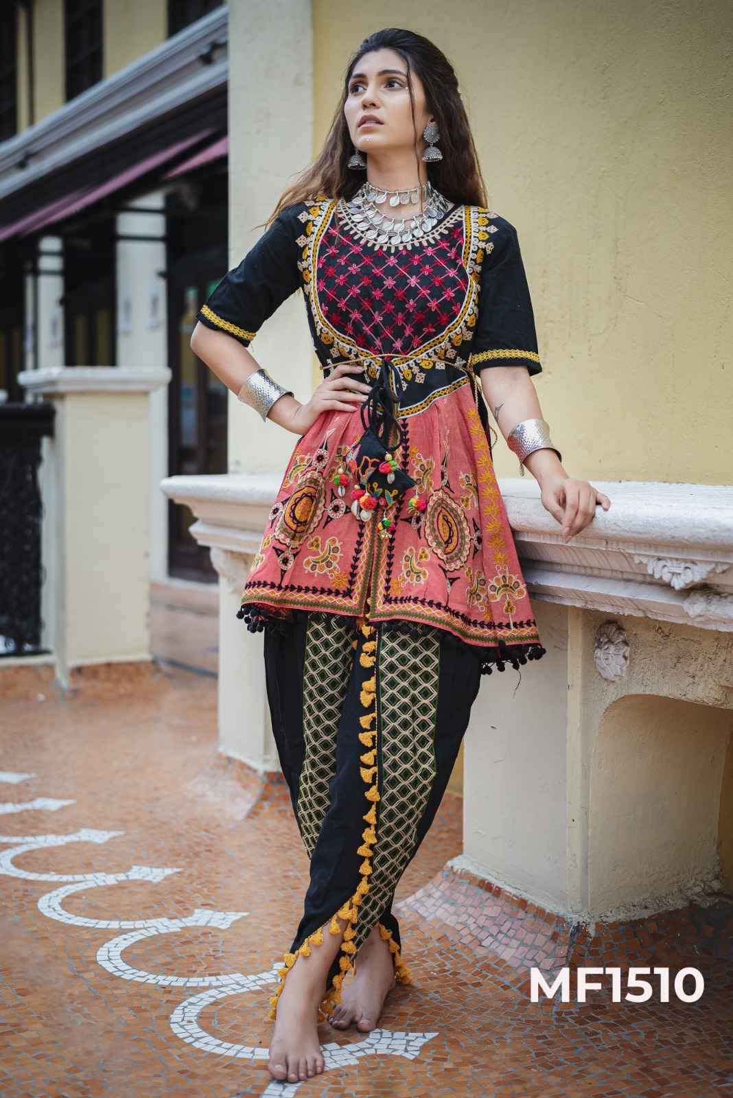Mesmora Kath Putali Khadi Kedia Top With Pant 10 pcs Catalogue