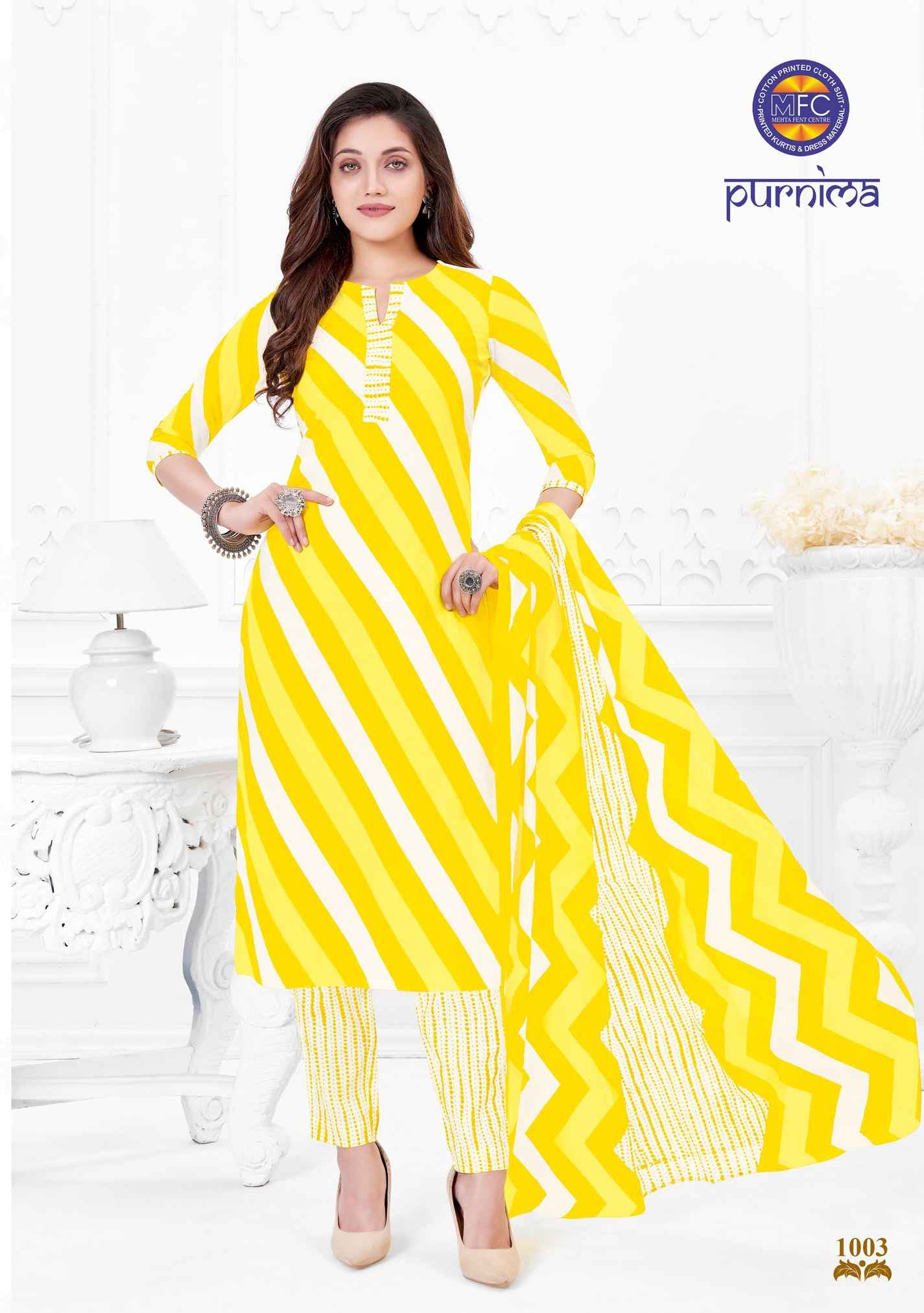 MFC Purnima Vol 1 Cotton Dress Material 12 pcs Catalogue