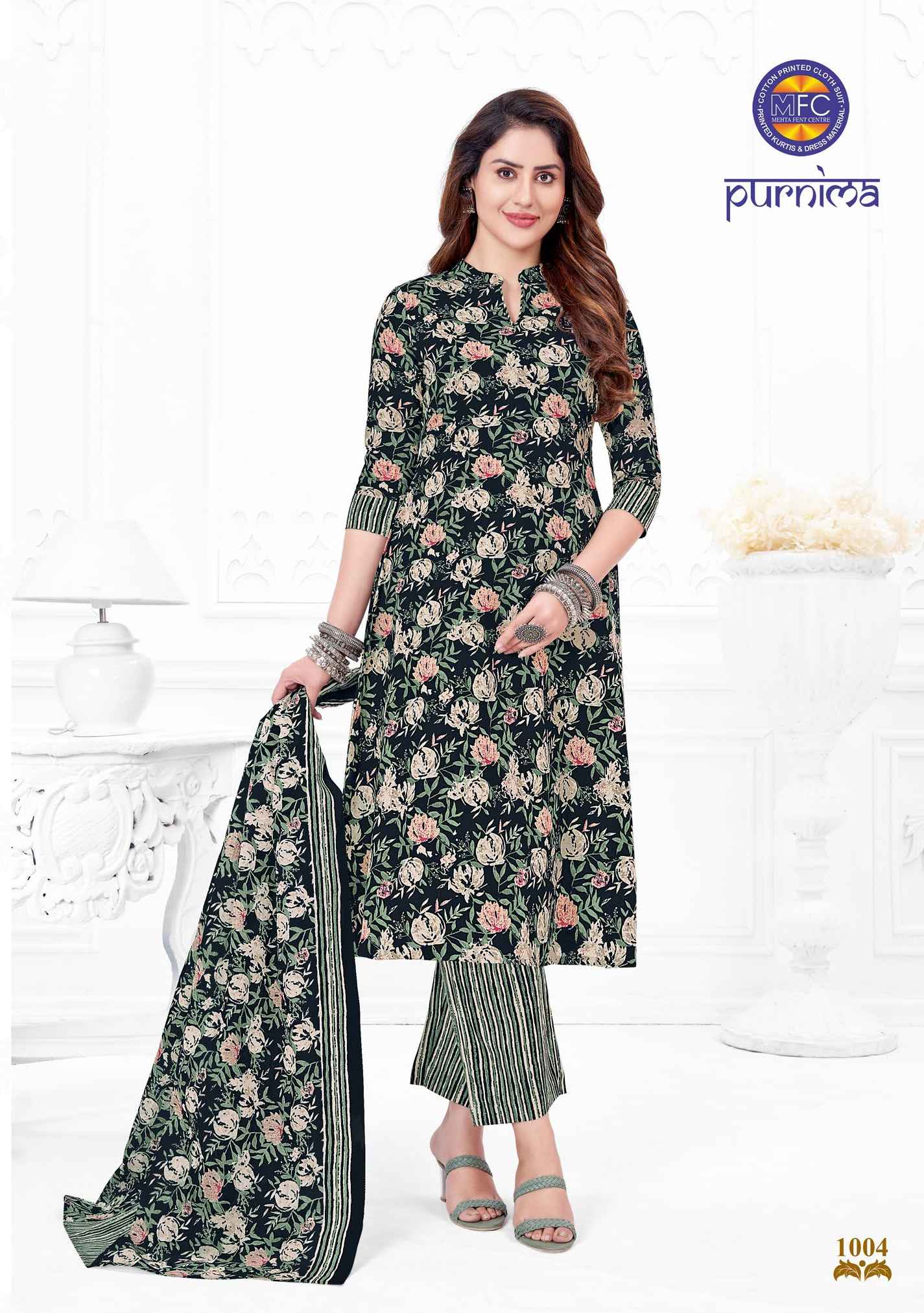MFC Purnima Vol 1 Cotton Dress Material 12 pcs Catalogue