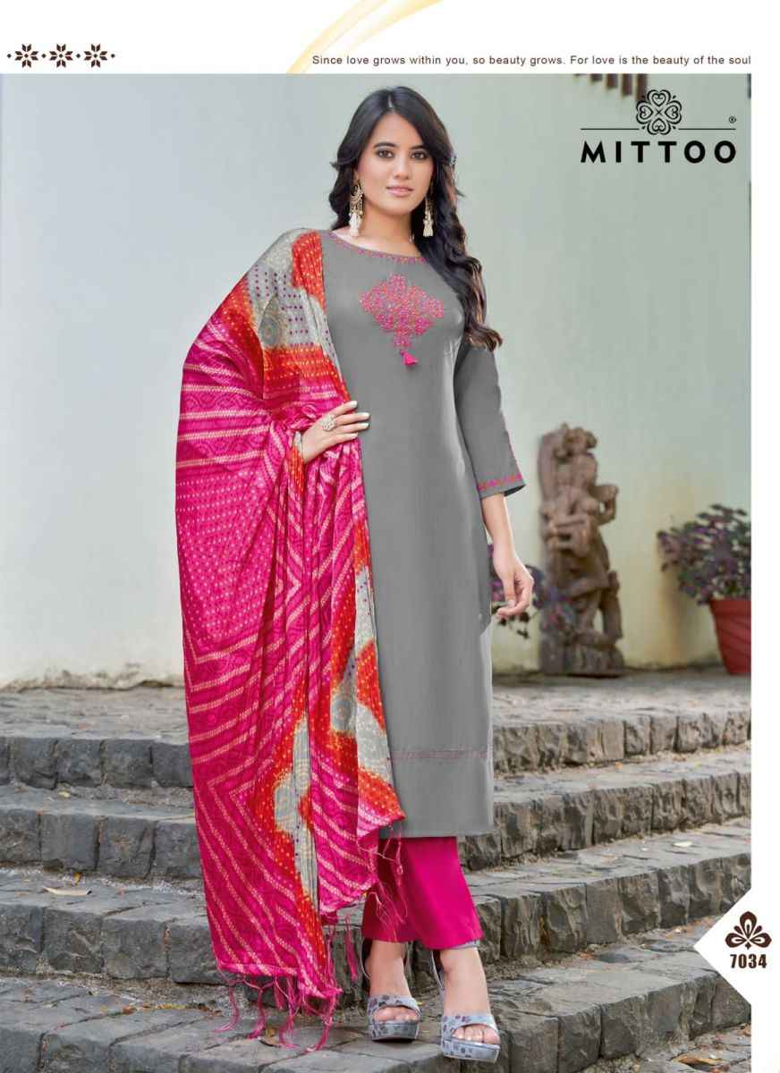Mittoo Bansri Vol 4 Cotton Kurti Combo 6 pcs Catalogue