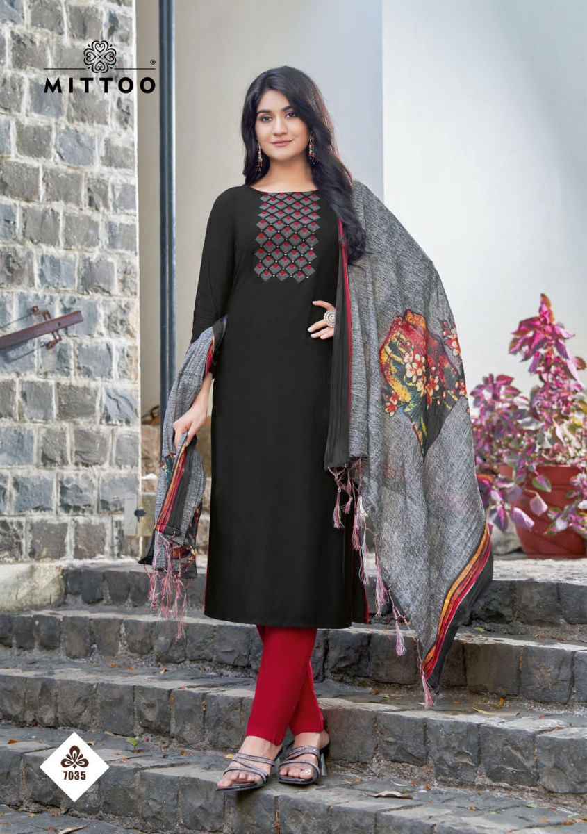 Mittoo Bansri Vol 4 Cotton Kurti Combo 6 pcs Catalogue