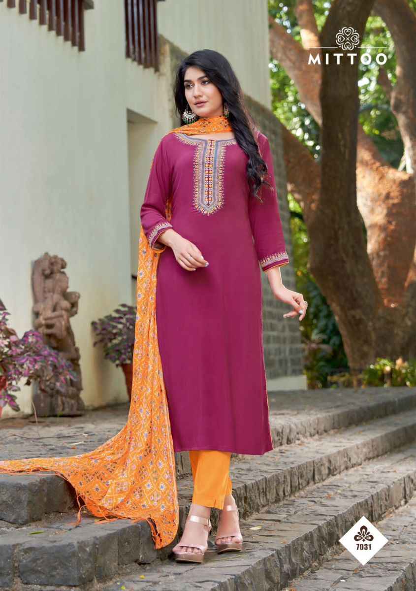 Mittoo Bansri Vol 4 Cotton Kurti Combo 6 pcs Catalogue
