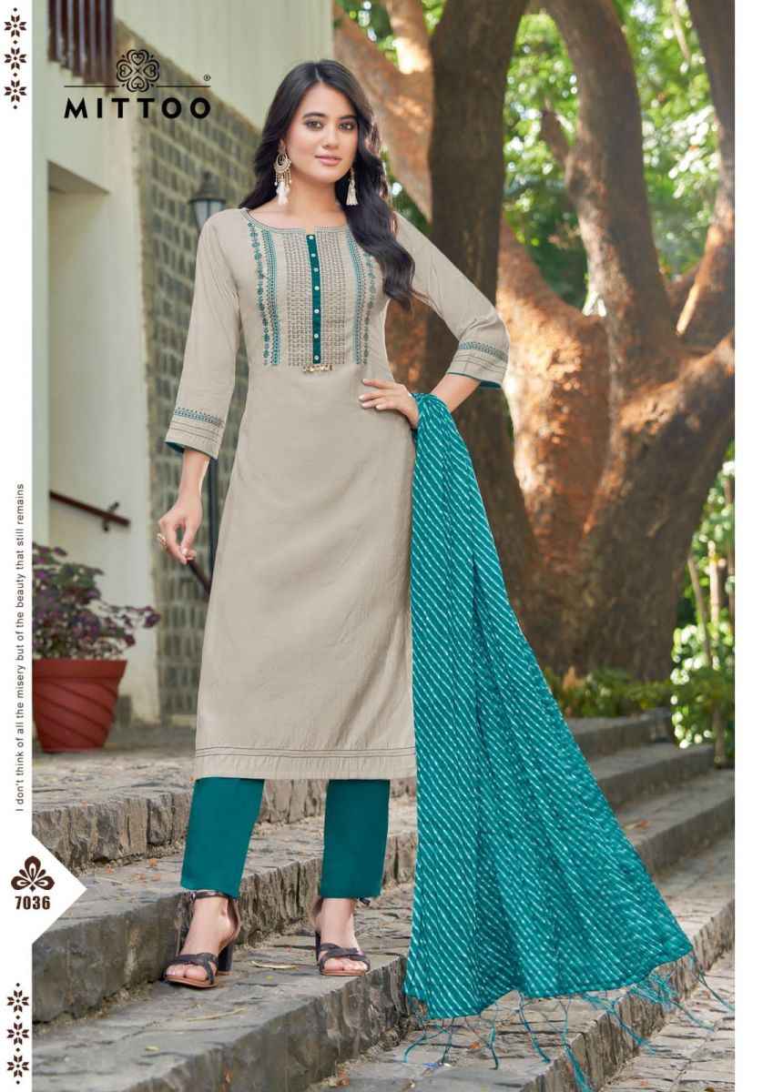 Mittoo Bansri Vol 4 Cotton Kurti Combo 6 pcs Catalogue