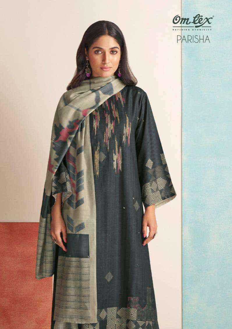 Omtex Parisha Pashmina Dress Material 4 pcs Catalogue