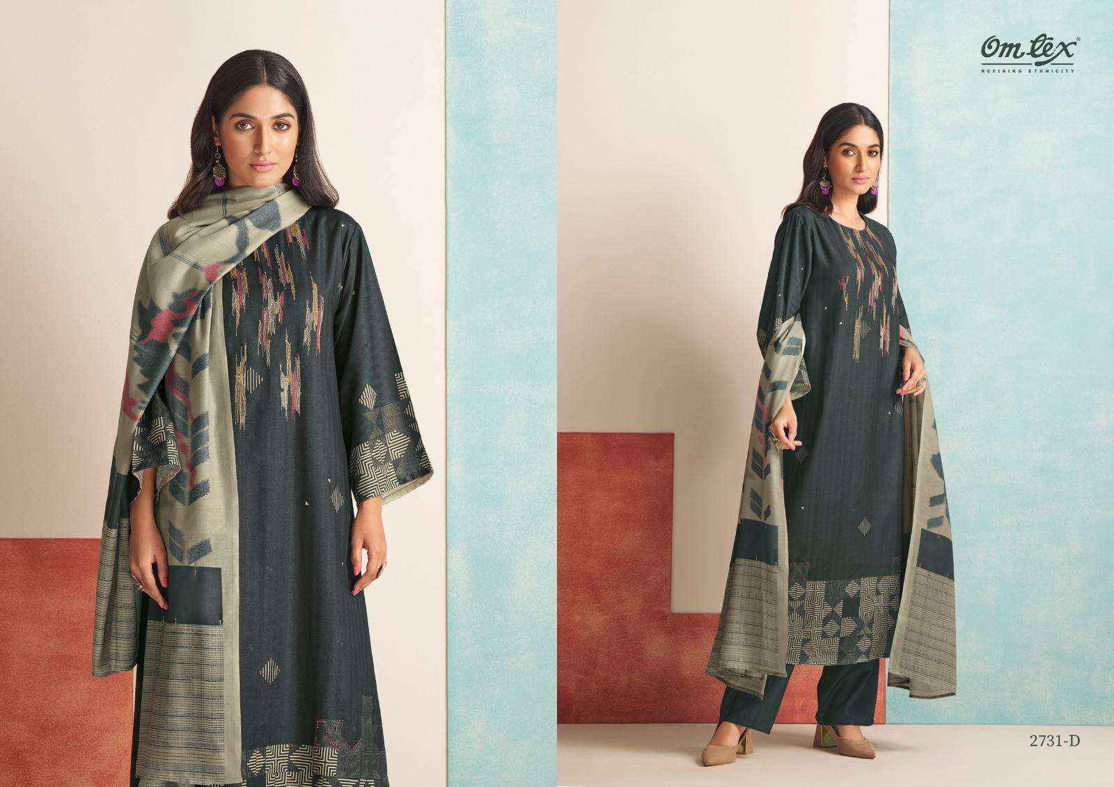Omtex Parisha Pashmina Dress Material 4 pcs Catalogue