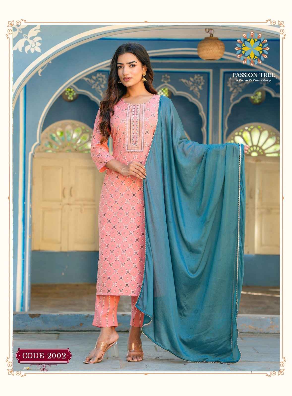 Passion Tree Harvi Vol 2 Rayon Kurti Combo 8 pcs Catalogue