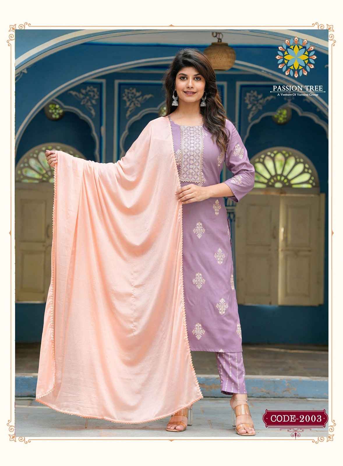 Passion Tree Harvi Vol 2 Rayon Kurti Combo 8 pcs Catalogue