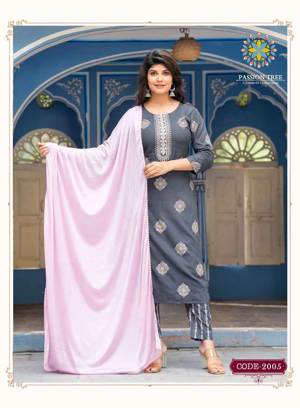 Passion Tree Harvi Vol 2 Rayon Kurti Combo 8 pcs Catalogue