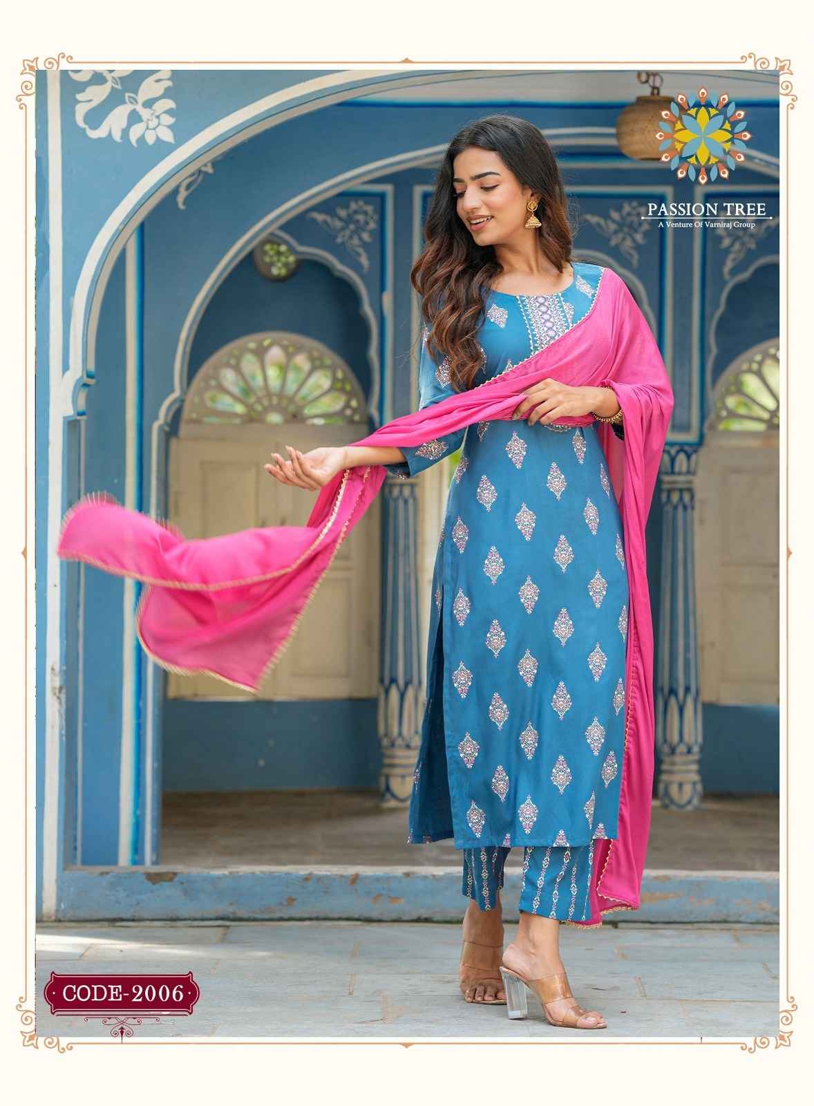 Passion Tree Harvi Vol 2 Rayon Kurti Combo 8 pcs Catalogue
