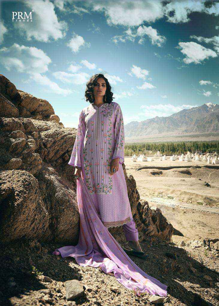 PRM Trendz Pindaar Pashmina Dress Material 8 pcs Catalogue