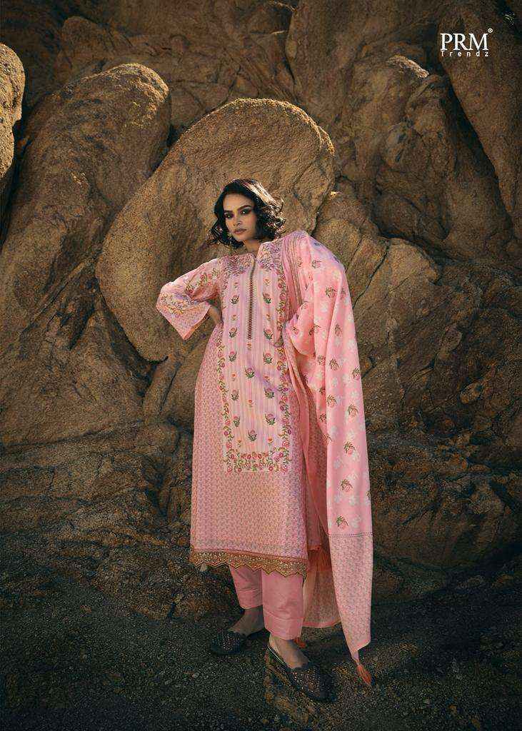 PRM Trendz Pindaar Pashmina Dress Material 8 pcs Catalogue