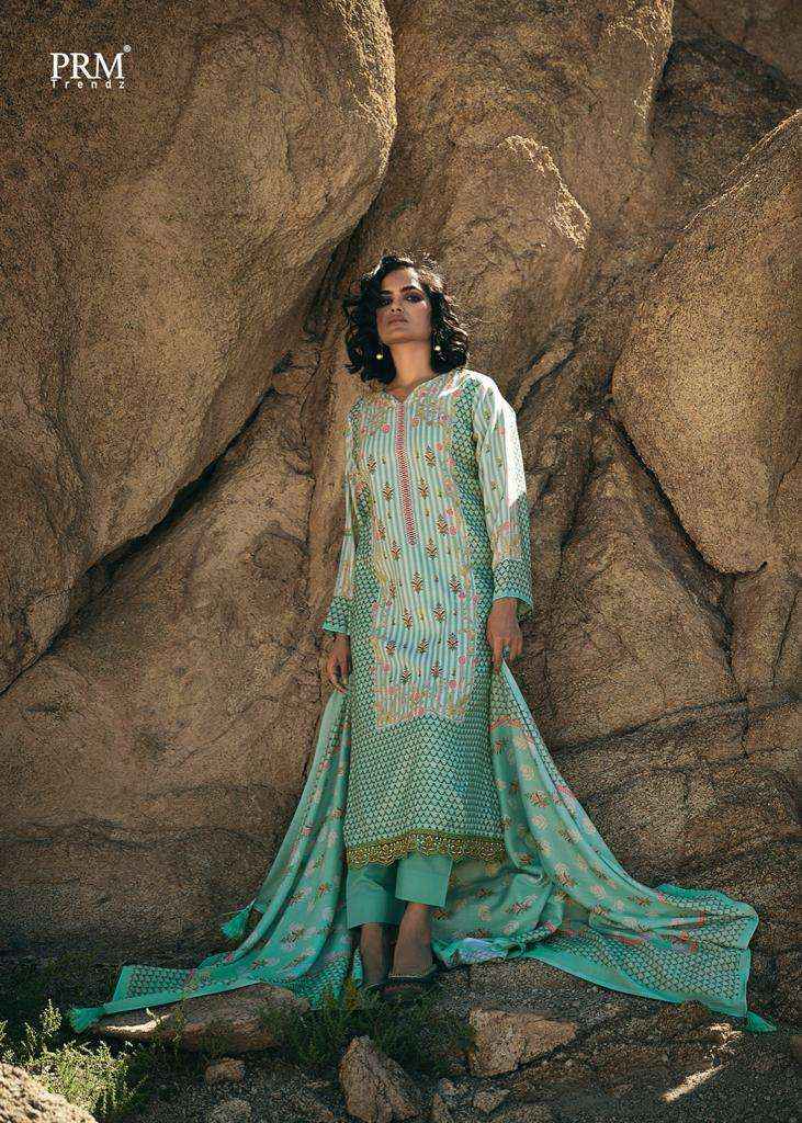 PRM Trendz Pindaar Pashmina Dress Material 8 pcs Catalogue