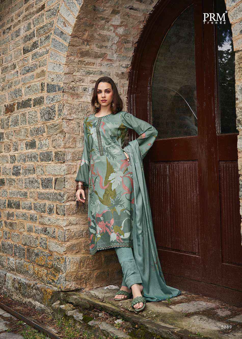 PRM Trendz Vaari Pashmina Dress Material 8 pcs Catalogue