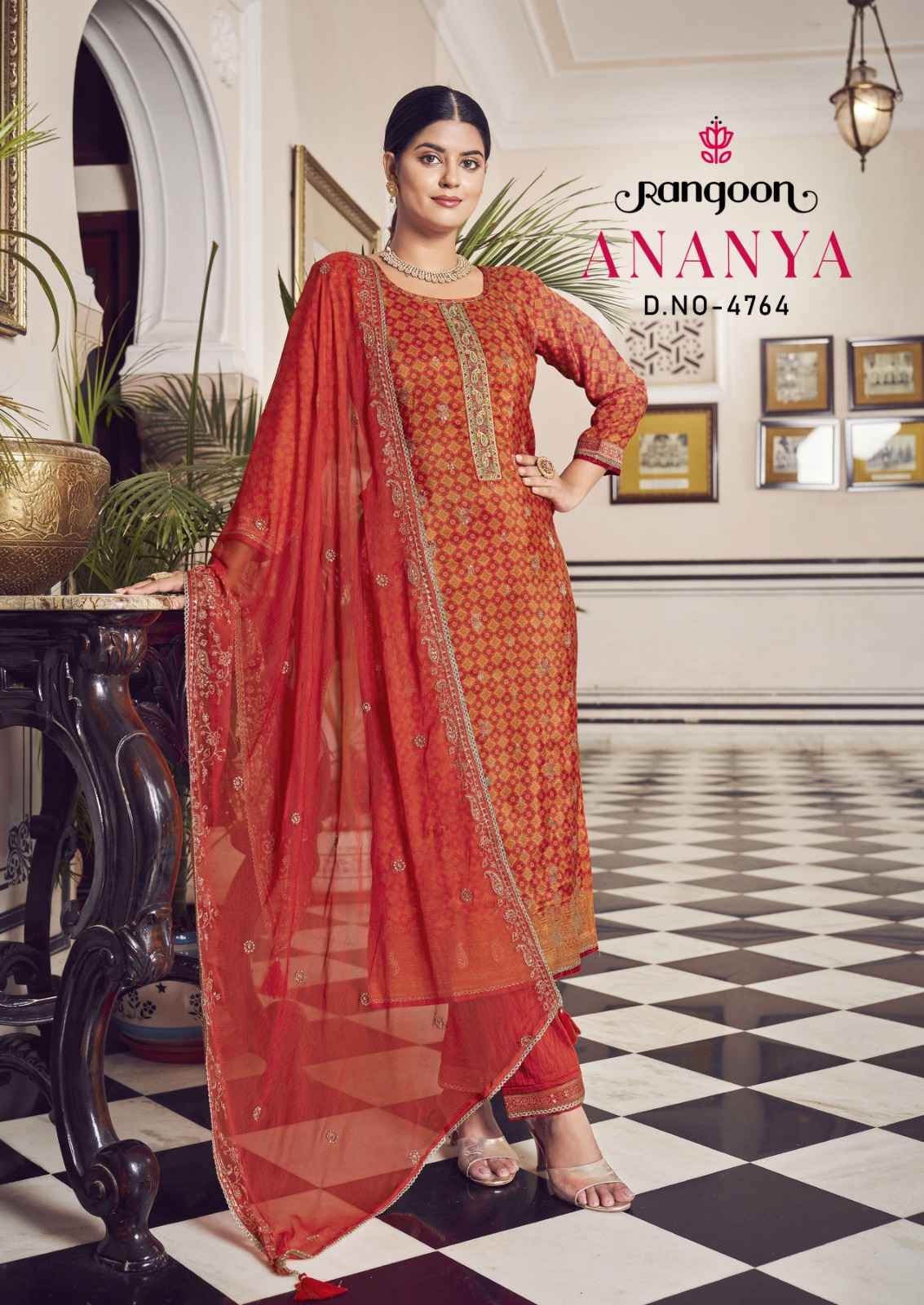 Rangoon Ananya Russian Jacquard Kurti Combo Wholesale Kurtis Online