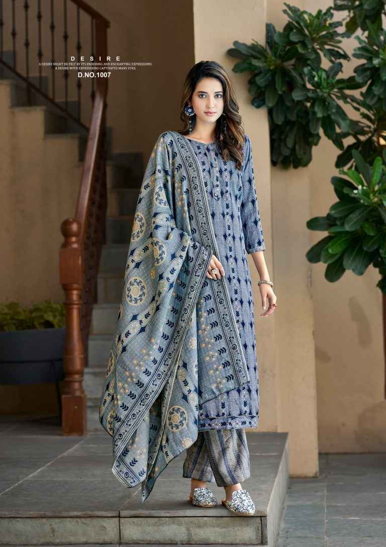 Roli Moli Creation Jasmine Pashmina Dress Material 8 pcs Catalogue