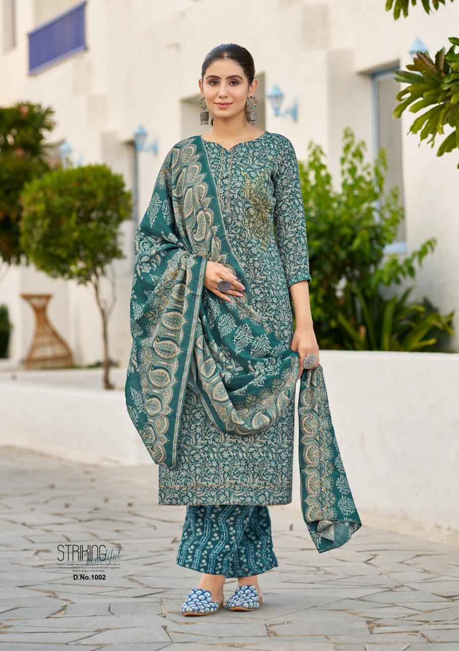 Roli Moli Creation Mirah Pashmina Dress Material 8 pcs Catalogue