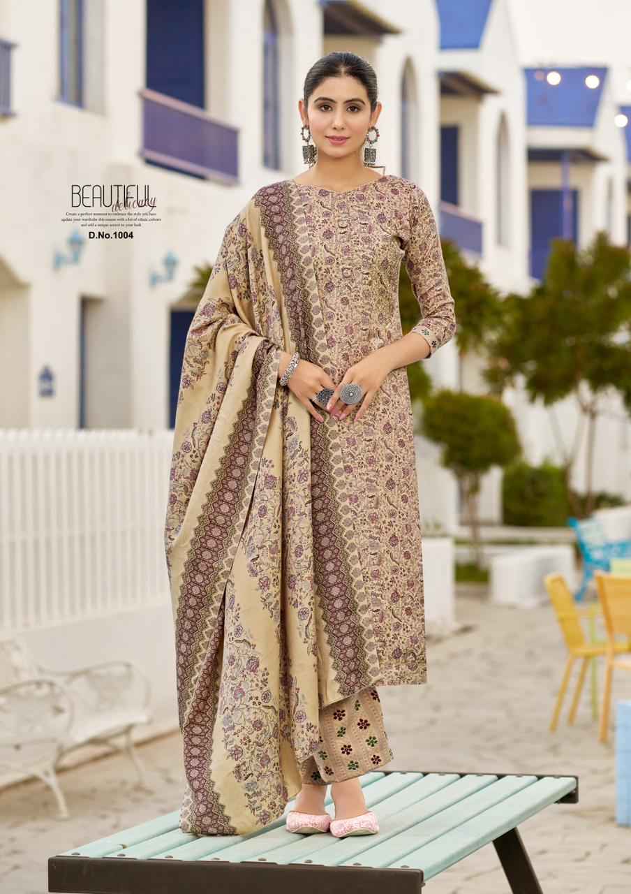 Roli Moli Creation Mirah Pashmina Dress Material 8 pcs Catalogue