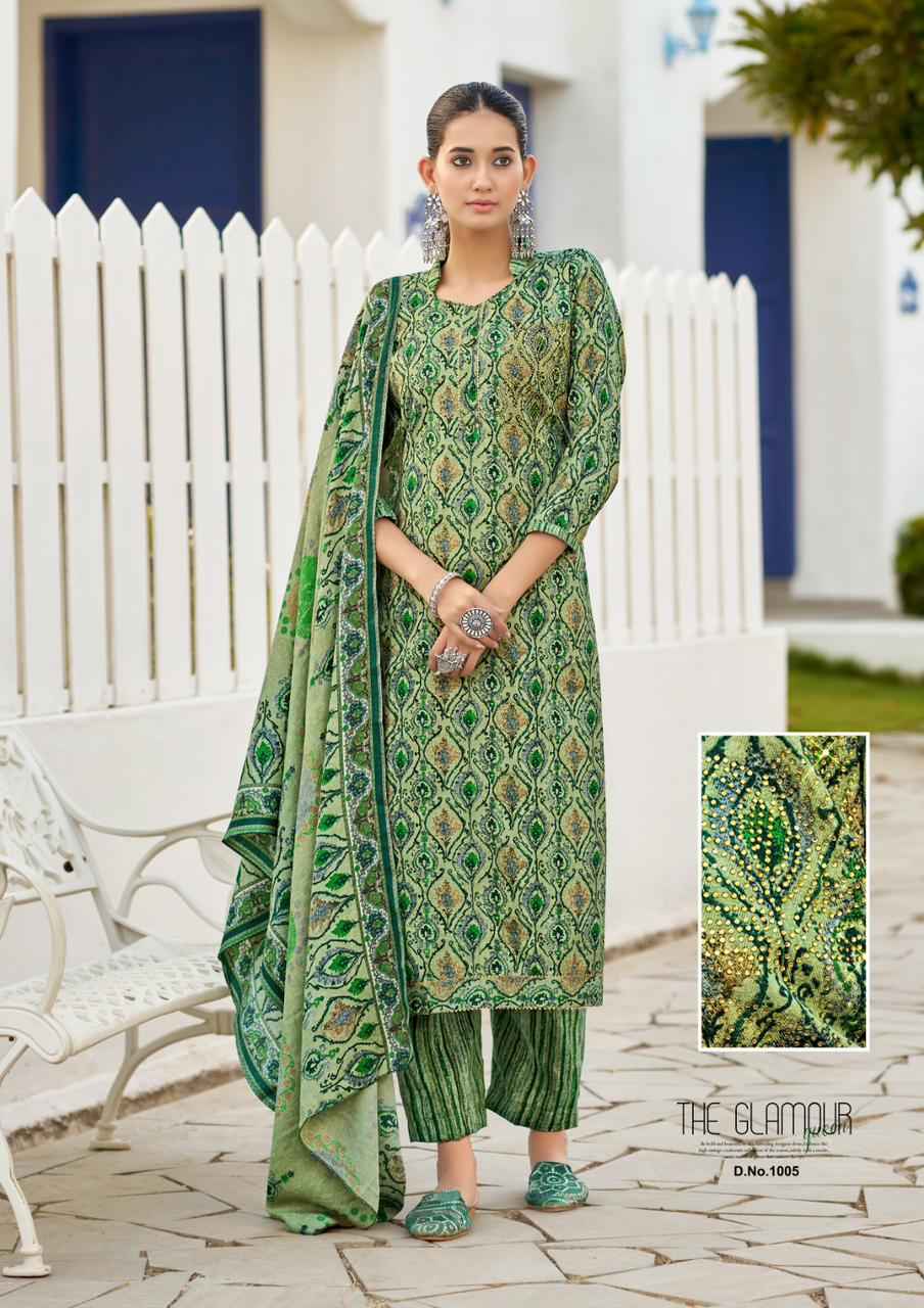 Roli Moli Creation Mirah Pashmina Dress Material 8 pcs Catalogue
