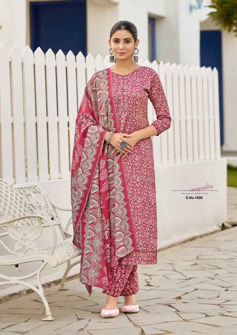 Roli Moli Creation Mirah Pashmina Dress Material 8 pcs Catalogue