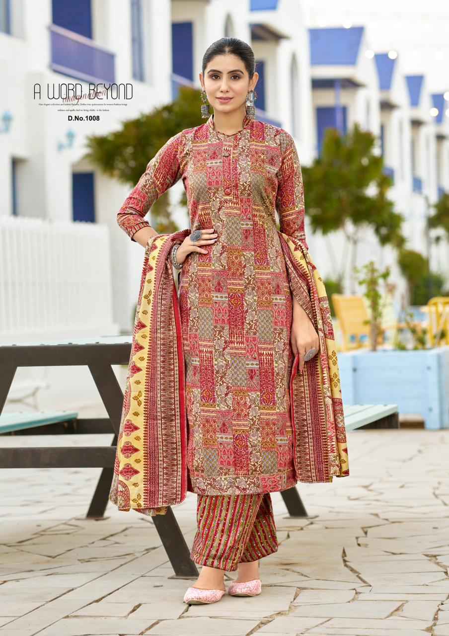 Roli Moli Creation Mirah Pashmina Dress Material 8 pcs Catalogue