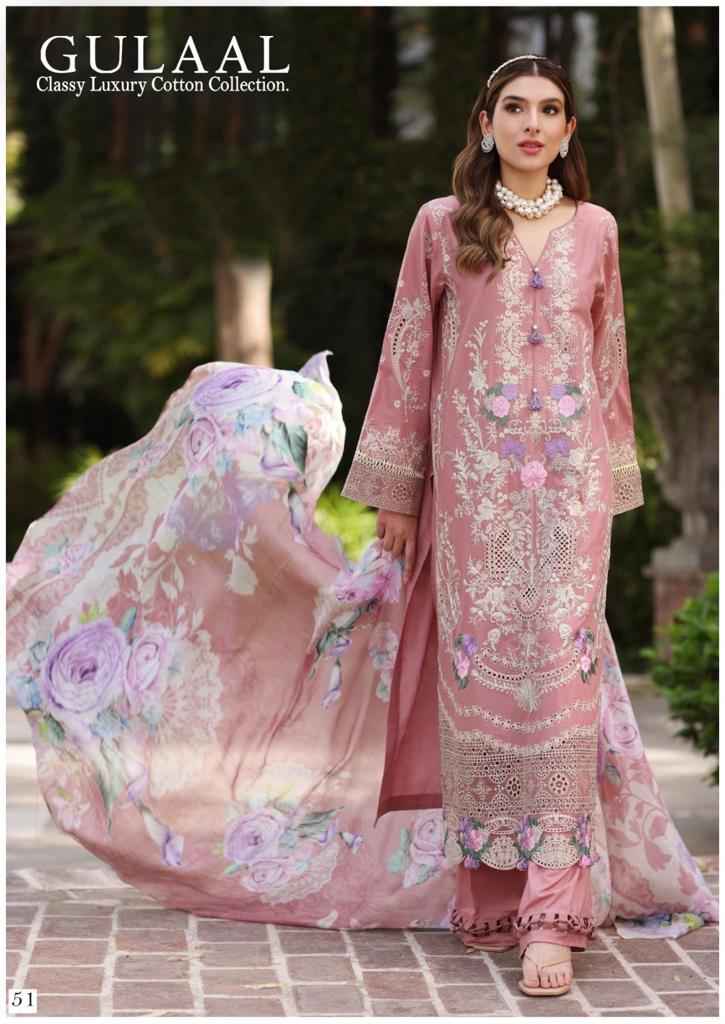 Sana Maryam Gulaal Classy Luxury Cotton Collection Vol 6 Cotton Dress Material 10 pcs Catalogue