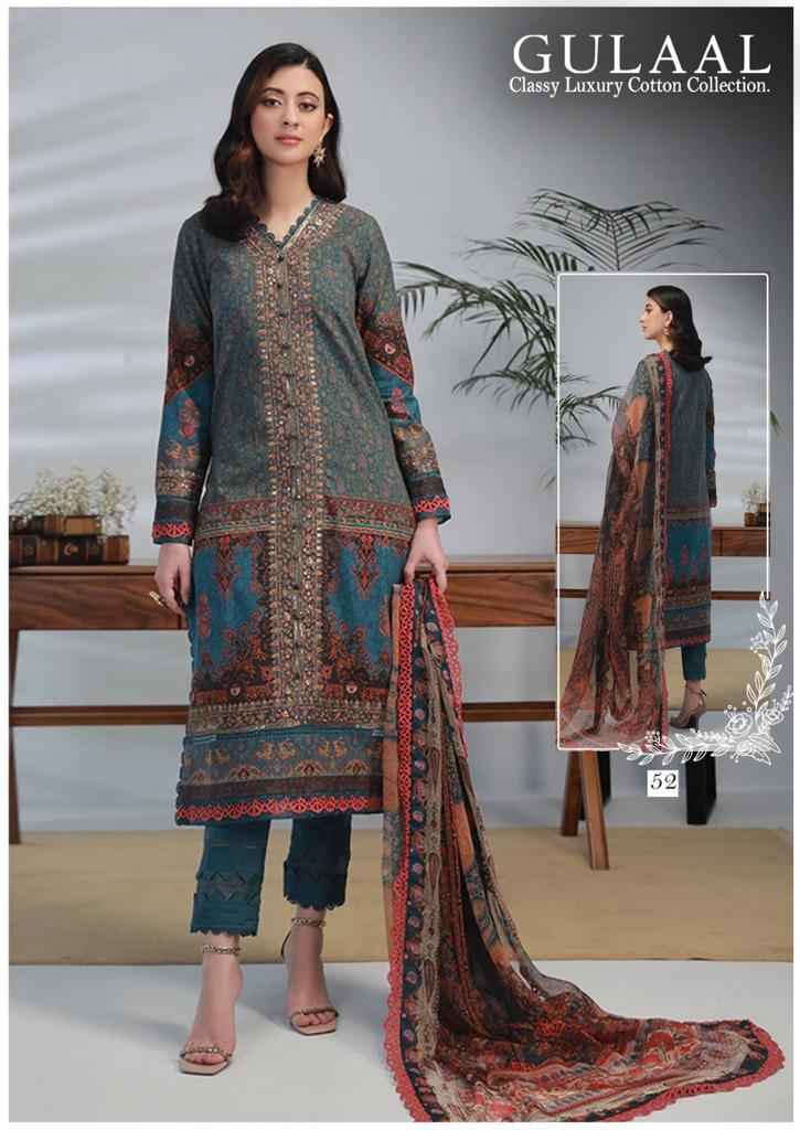 Sana Maryam Gulaal Classy Luxury Cotton Collection Vol 6 Cotton Dress Material 10 pcs Catalogue