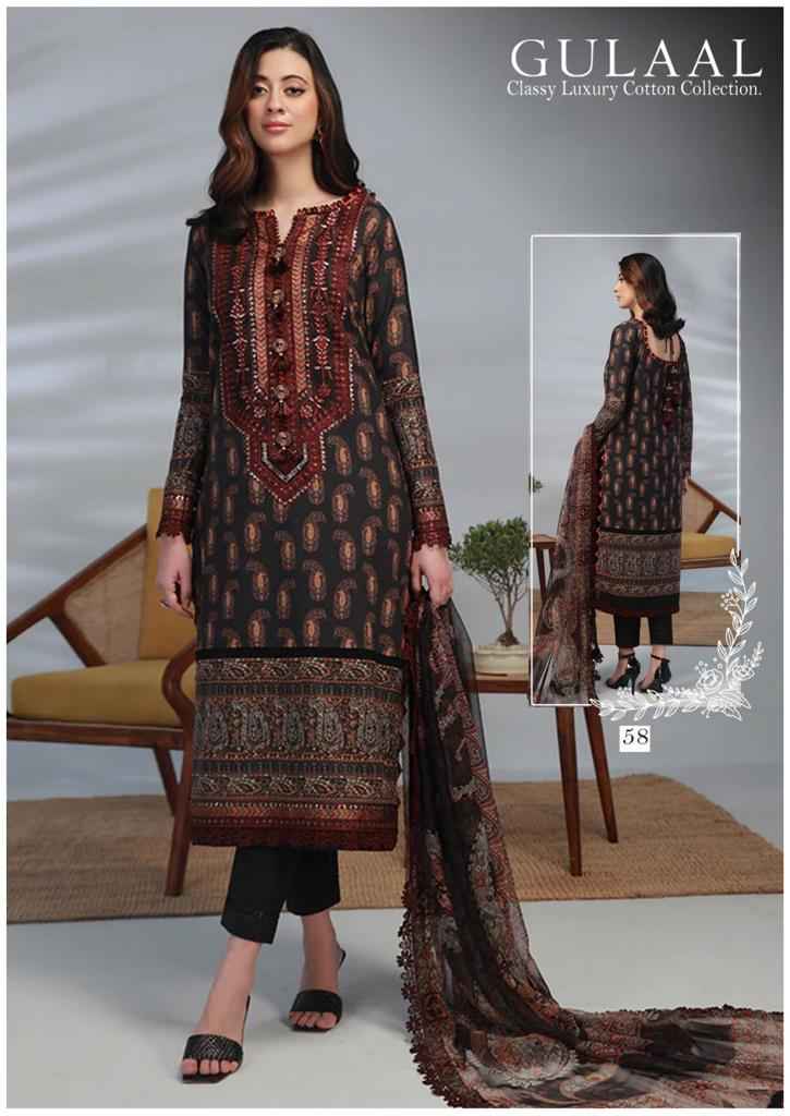 Sana Maryam Gulaal Classy Luxury Cotton Collection Vol 6 Cotton Dress Material 10 pcs Catalogue