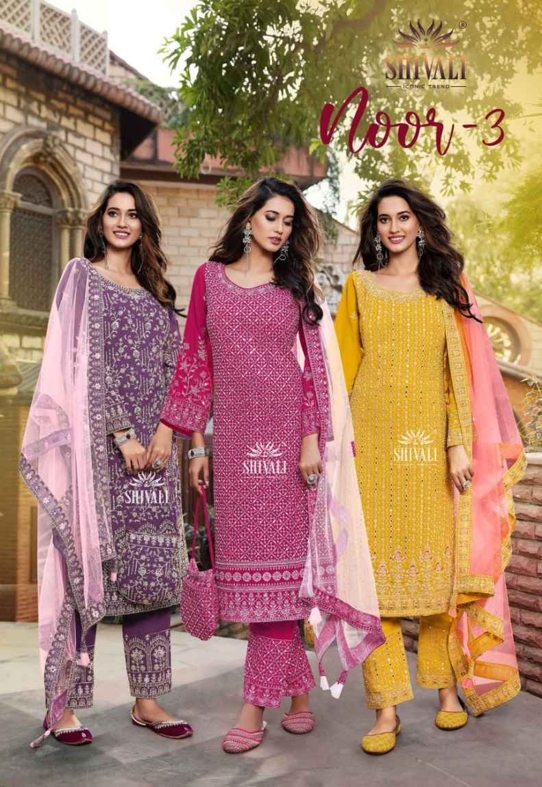 Shivali Noor Vol 3 Readymade Fancy Dress 6 pcs Catalogue