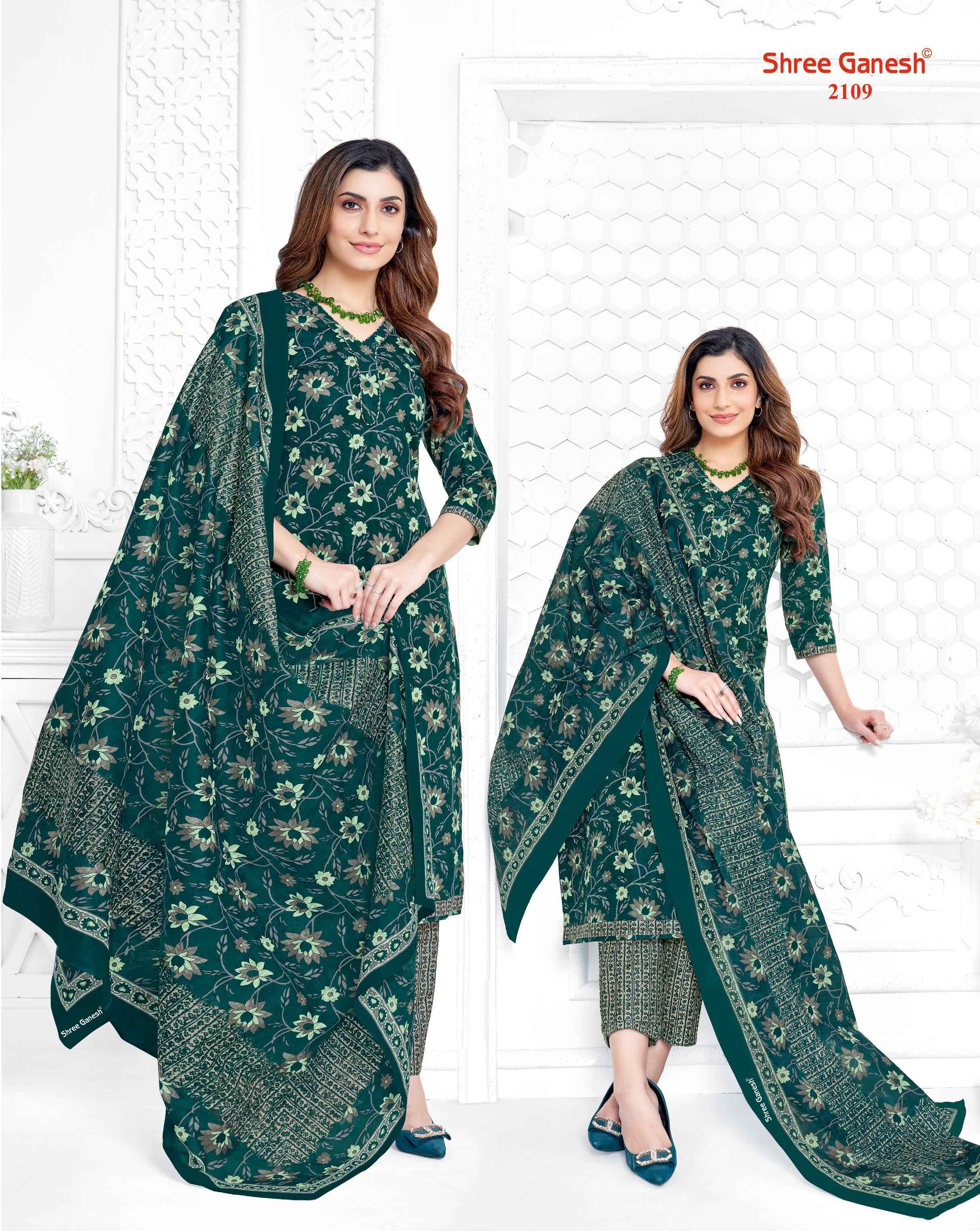 Sri ganesh cotton dress materials with price top