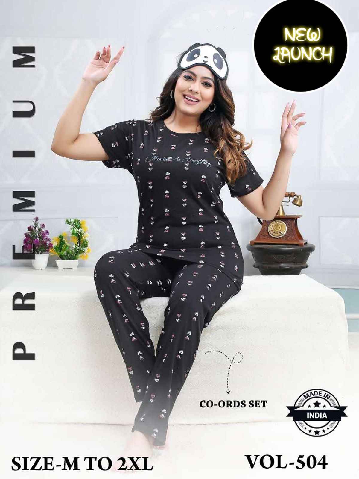 Summer Special Vol D 504 Hosiery Night Suit 6 pcs Catalogue