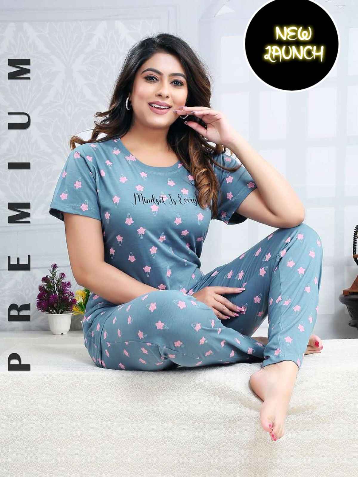 Summer Special Vol D 504 Hosiery Night Suit 6 pcs Catalogue