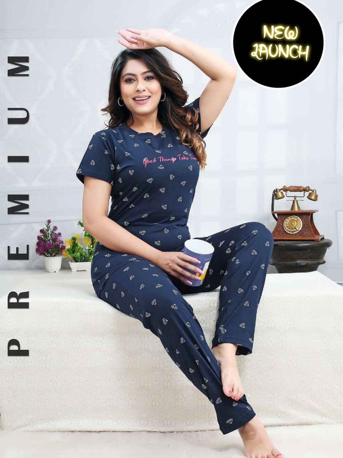 Summer Special Vol D 504 Hosiery Night Suit 6 pcs Catalogue