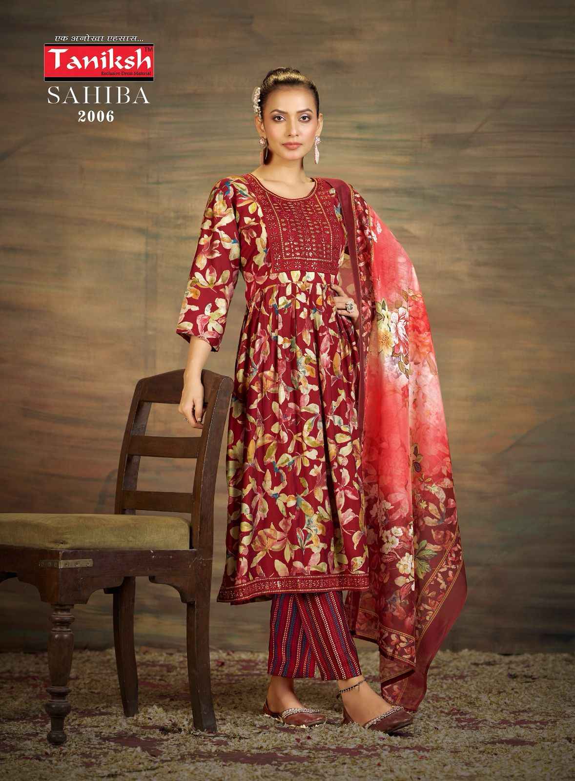 Taniksh Sahiba Vol 2 Muslin Kurti Combo 8 pcs Catalogue