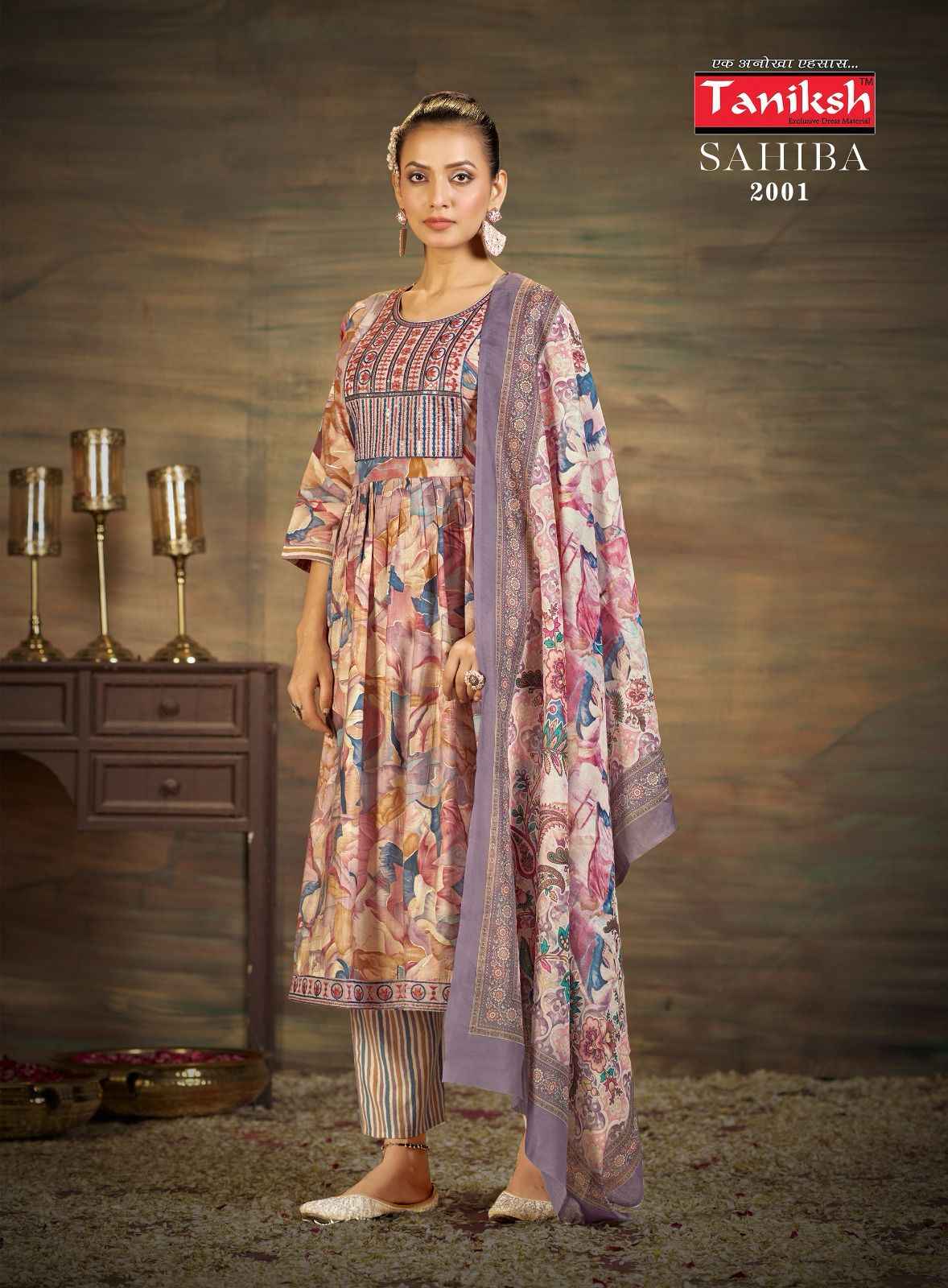 Taniksh Sahiba Vol 2 Muslin Kurti Combo 8 pcs Catalogue